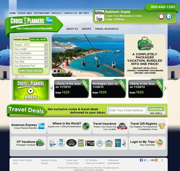 Masterpiece Cruises Website